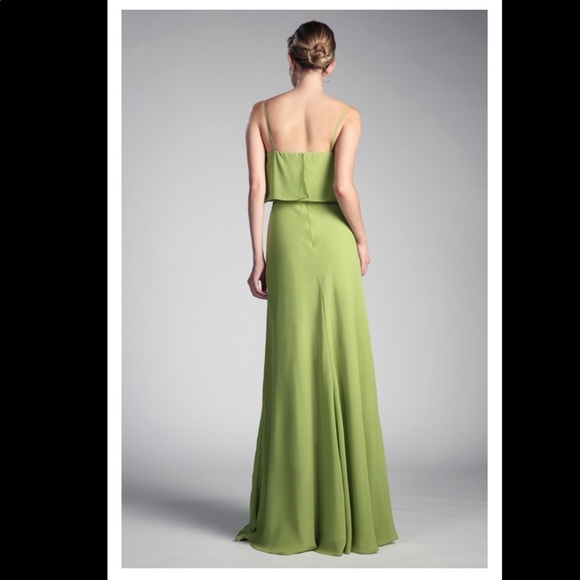 Cinderella Divine Spaghetti straps Chiffon Sheath Evening Dress - Picture 3 of 4